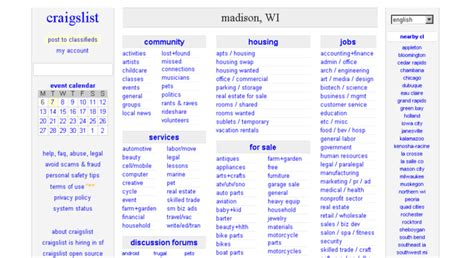 craigslist madison wi